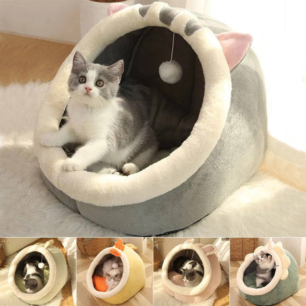 Panier de lit très doux et chaud pour chaton, chat ou petit chien.